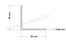 Cornier 90x90x9 mm 1